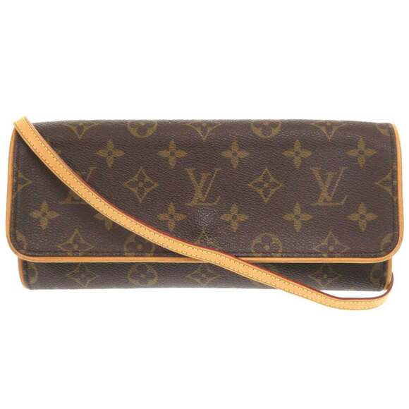 LOUIS VUITTON Brown Monogram Pochette Shoulder Bag - Picture 2 of 9